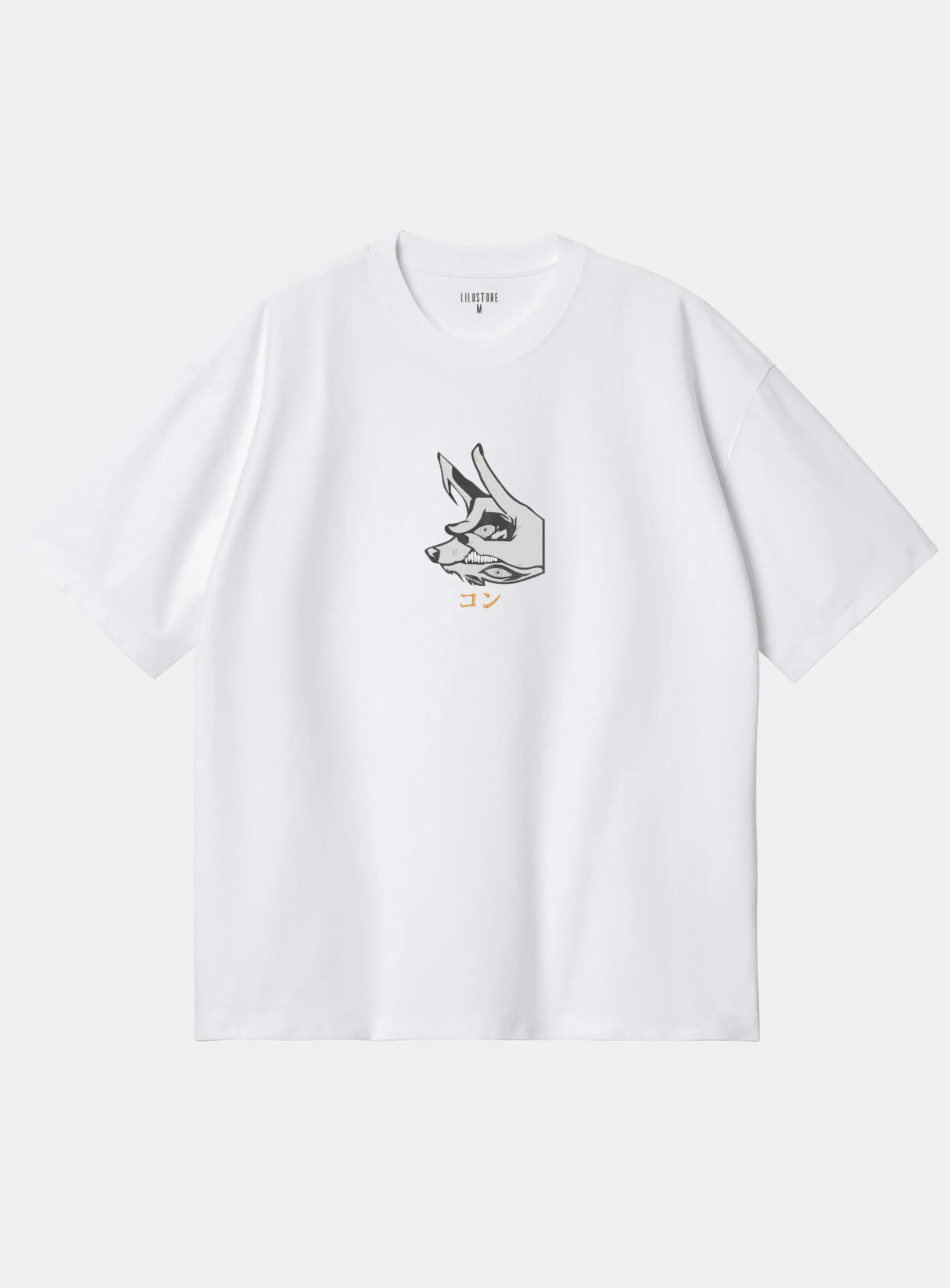 Футболка вільного силуету з вишивкою Людина-бензопила  — Акі