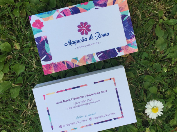 Tarjeta de presentación Magnolia de Roma
