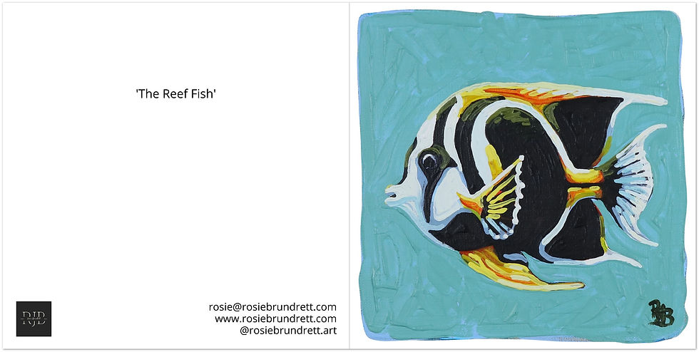Thumbnail: Reef Fish Greeting Card