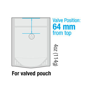 Thumbnail: 4 oz (114 g) Stand-up Pouch with zipper / solid color