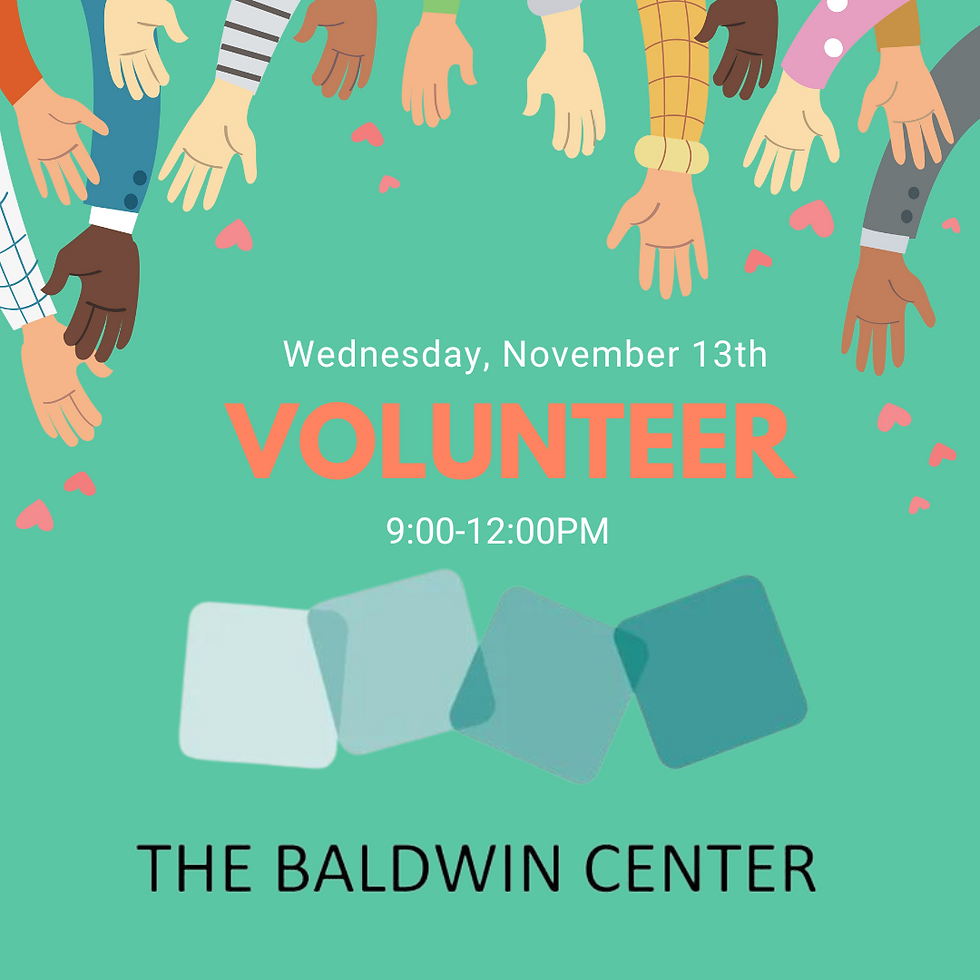 Volunteer at Baldwin Center