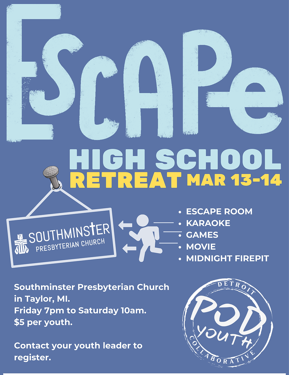 High School Detroit Presbytery Youth Retreat