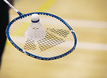 Badminton Racket Closeup