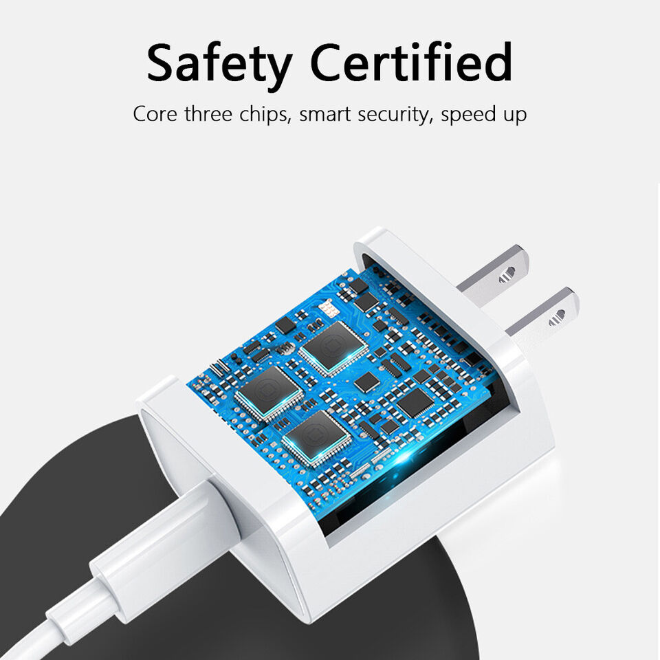 Thumbnail: 20W USB C Super Fast Charger PD To Type C Cable