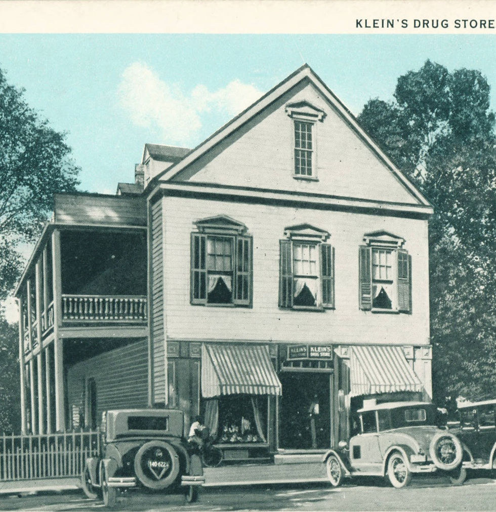Klein's Drug Store-1935_postcard_front_edited.jpg