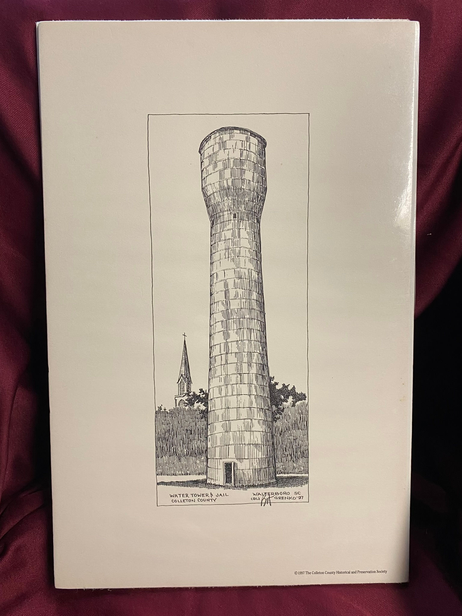 Walterboro Water Tower Print