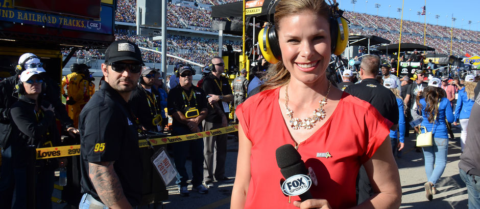 The leading women of FOX Sports at Daytona