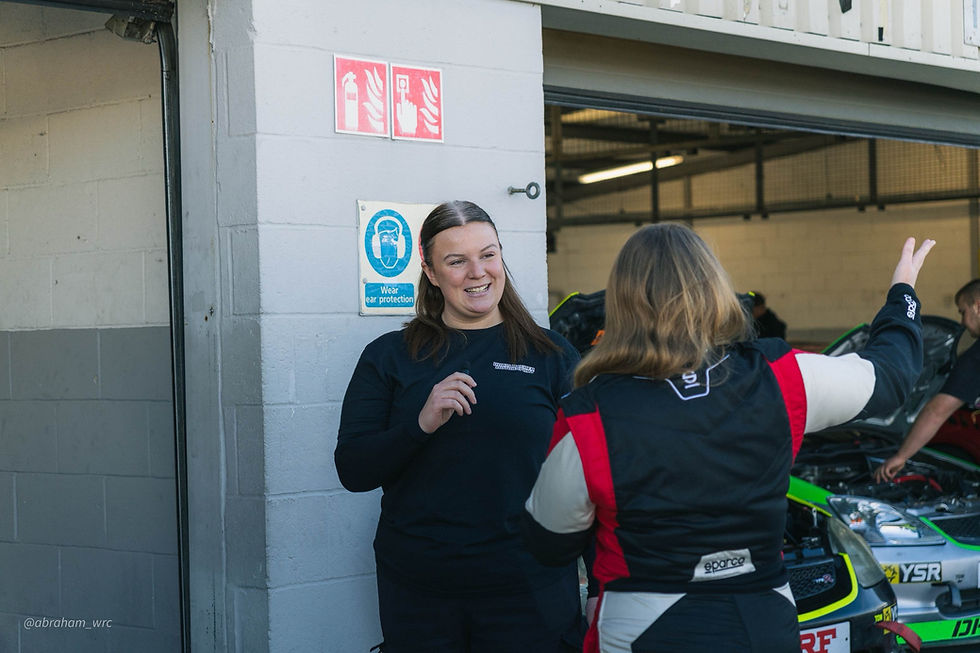Leah Halsey for Doris Archer Motorsport [Photo credit: @abraham_wrc on Instagram]