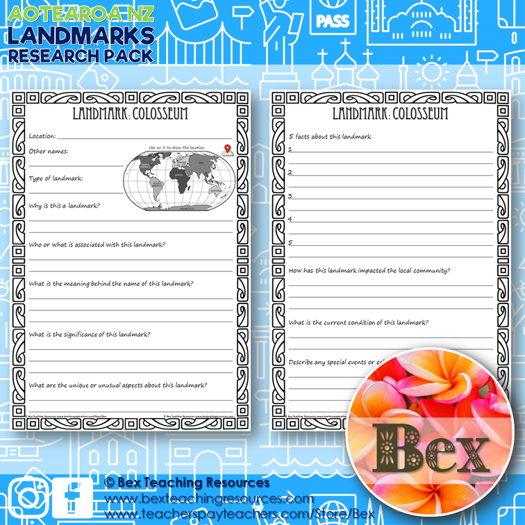 Thumbnail: Famous World Landmarks Research Pack