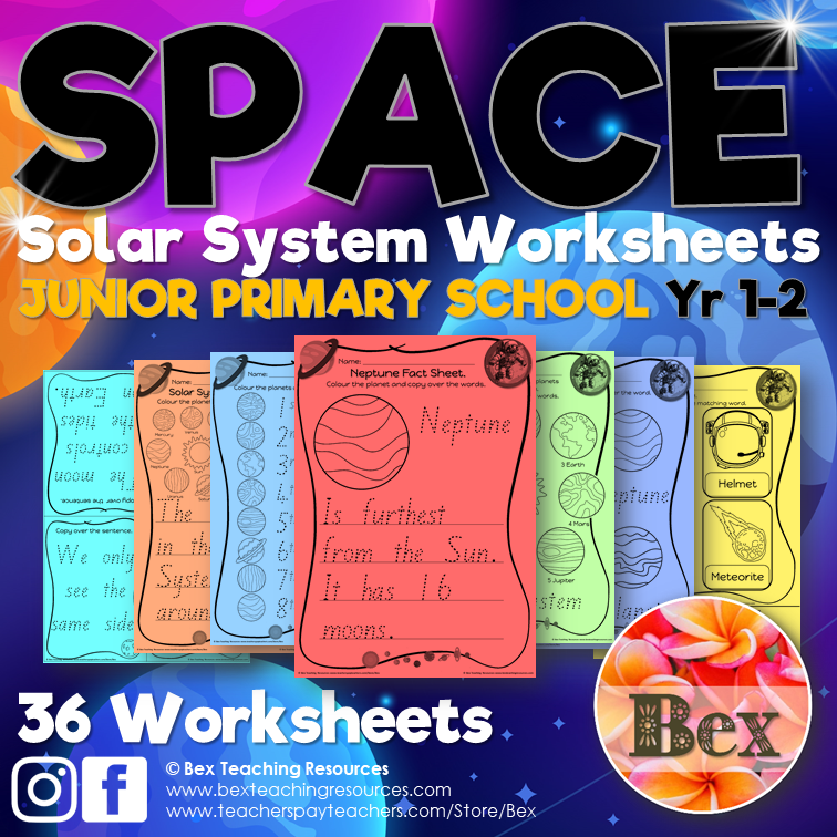 SPACE - Solar System Worksheets - Junior