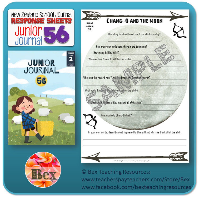 Thumbnail: NZ Junior Journal 56 Reading Responses