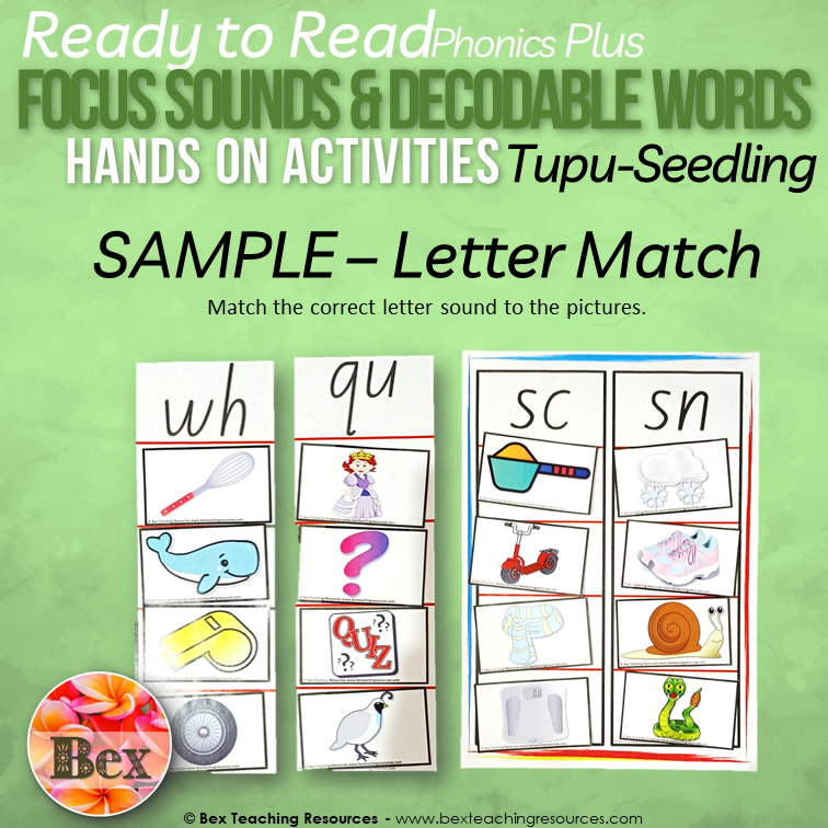 Thumbnail: Tupu/Seedling - Ready to Read Phonics Plus - Hands on Activities
