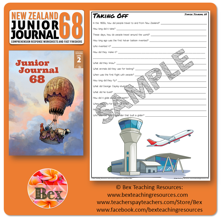 Thumbnail: NZ Junior Journal 68 Reading Responses