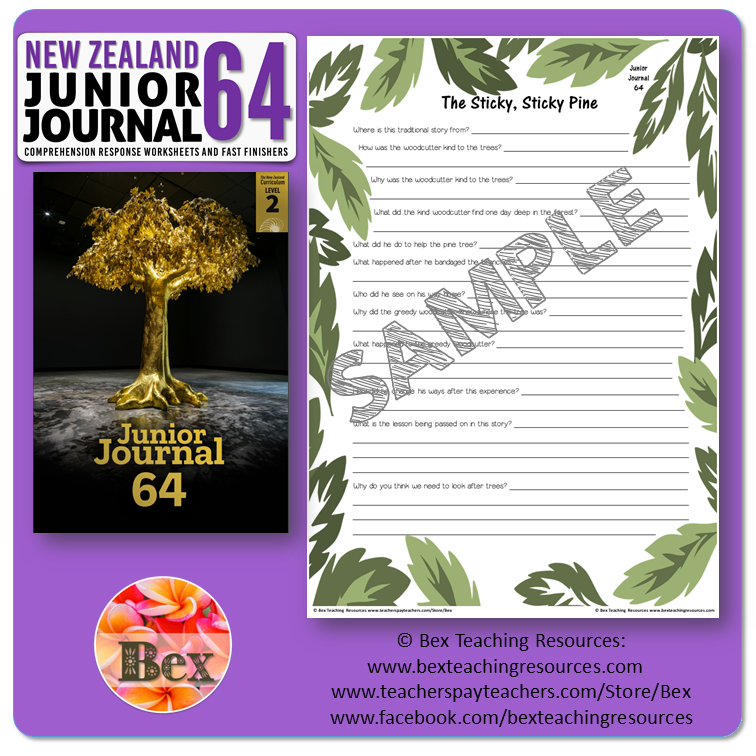 Thumbnail: NZ Junior Journal 64 Reading Responses