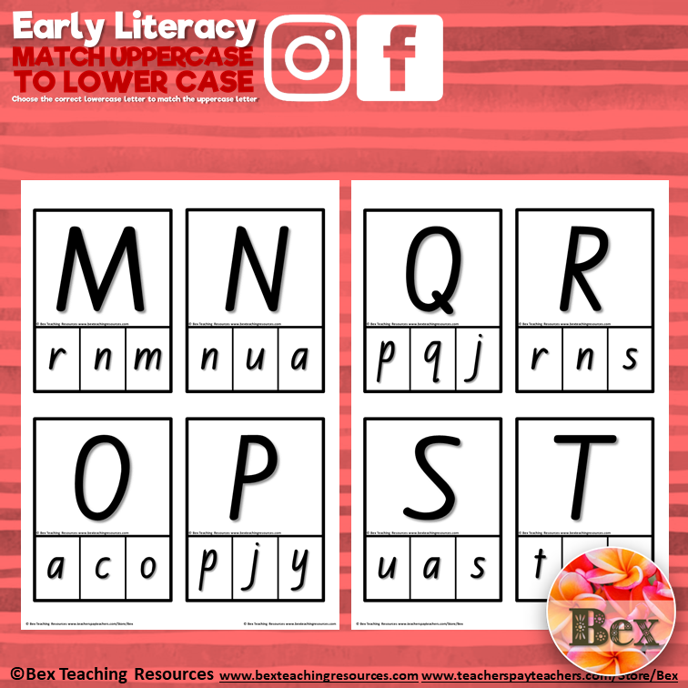 Thumbnail: Early Literacy - Match Uppercase to Lowercase