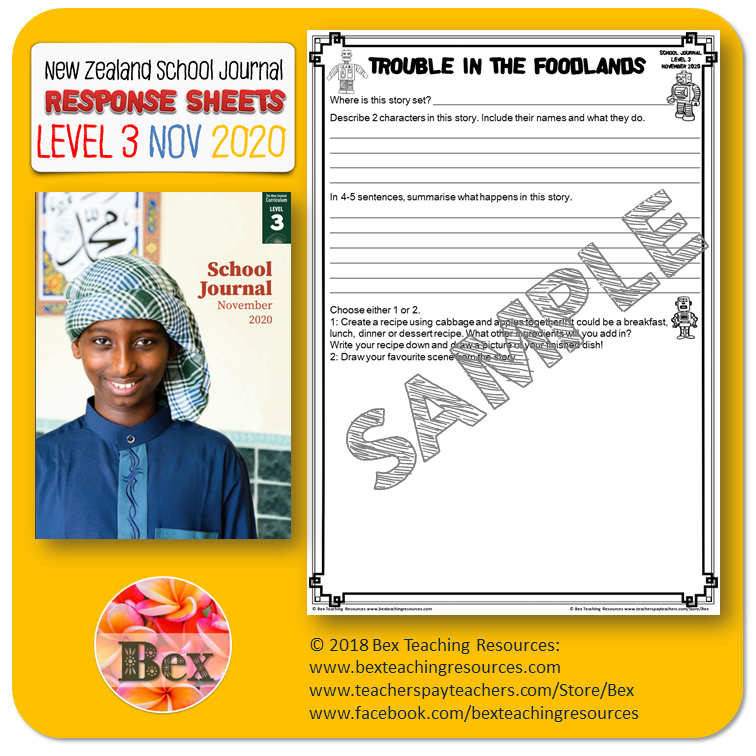 Thumbnail: NZ School Journal Responses - Level 3 November 2020