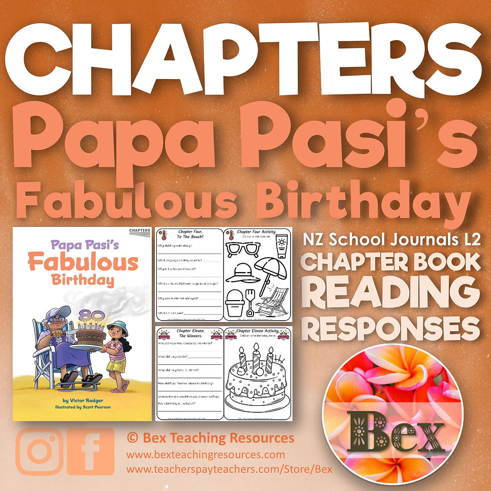 CHAPTERS - Papa Pasi's Fabulous Birthday - NZ School Journal