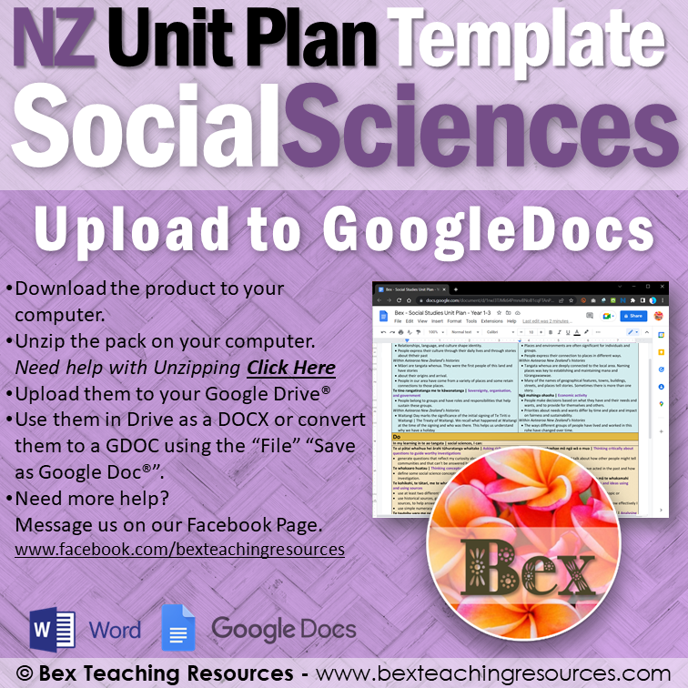 Thumbnail: NZ Social Sciences Unit Plan Template - Year 9-10 Phase 4