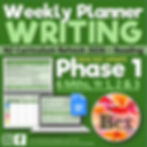 NZ Weekly Planner - Writing - Phase 1 - Google Docs - 2026 Version