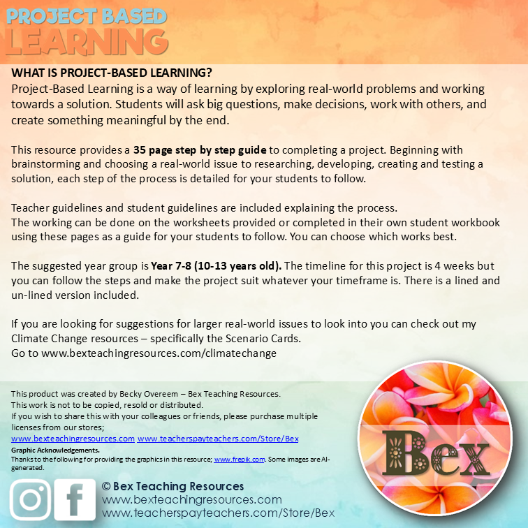 Thumbnail: Project Based Learning - PBL - Real World Problems - Template