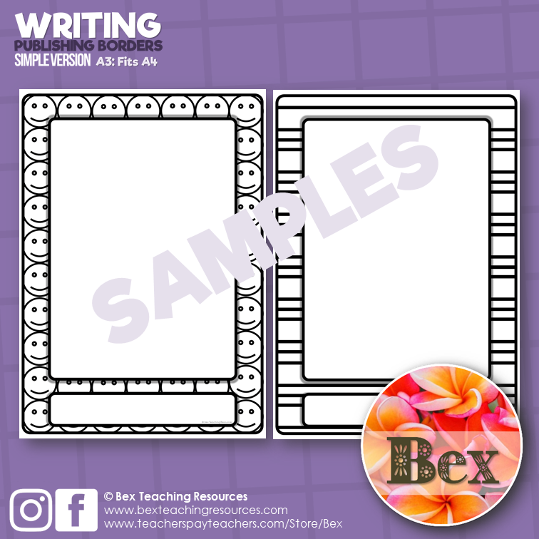Thumbnail: Writing - Publishing Borders Display - Simple