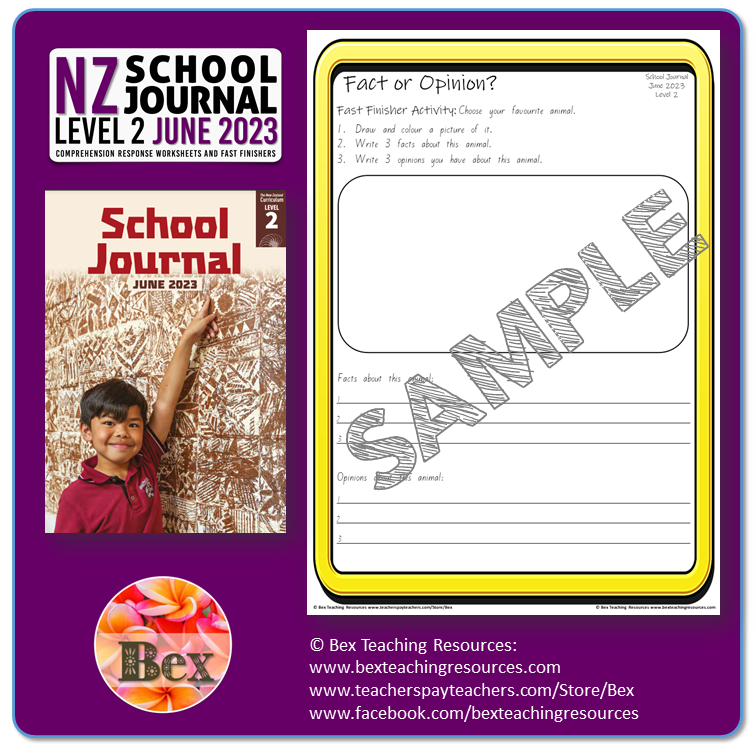 Thumbnail: NZ School Journal Responses - Level 2 June 2023
