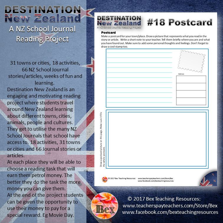 Thumbnail: Destination New Zealand - A NZ School Journal Project. Years 5-8
