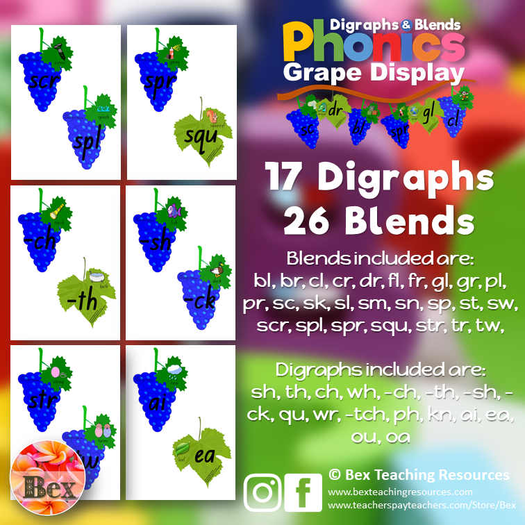 Thumbnail: Blends and Digraph Display - Grapevine