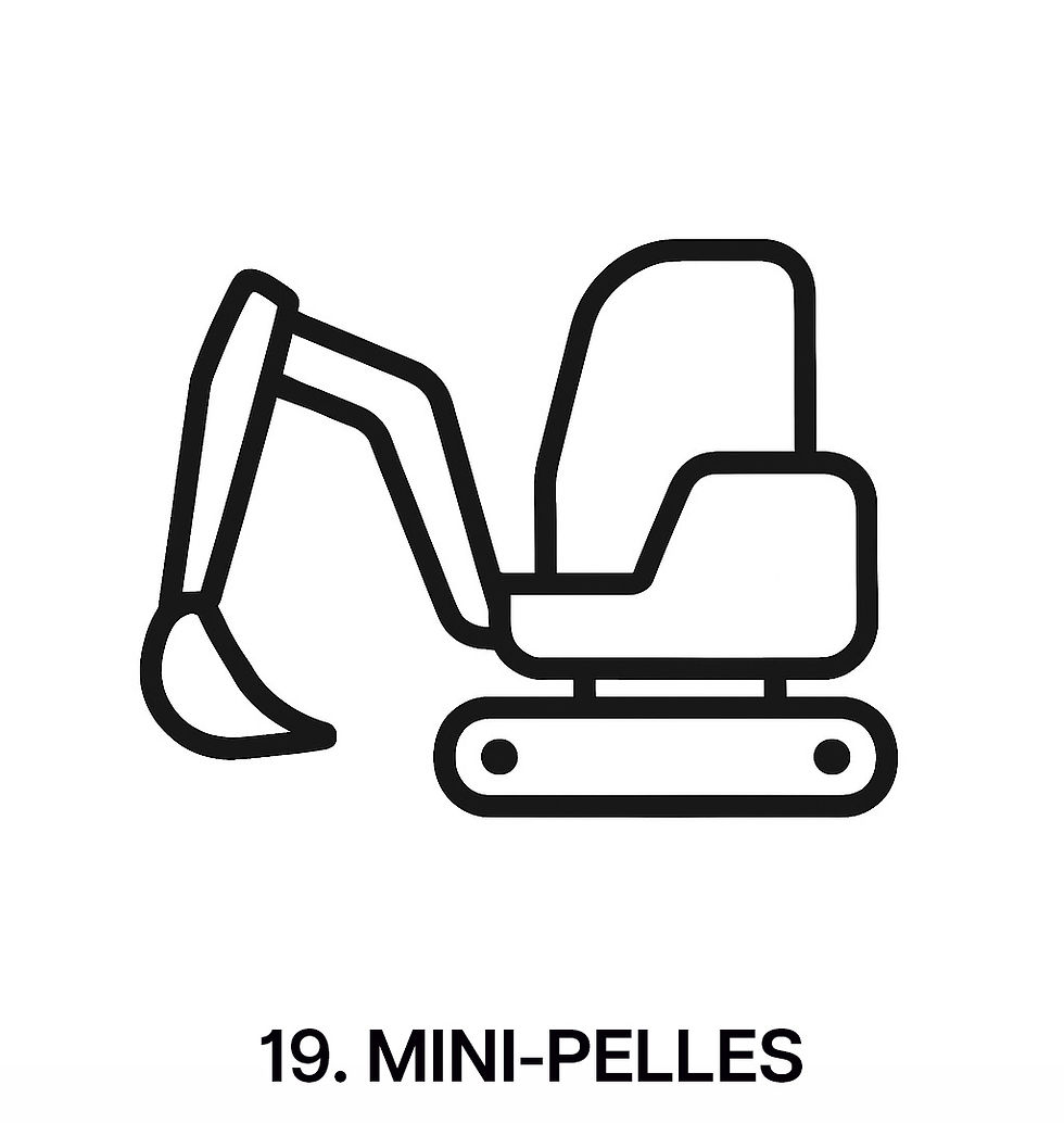 19 Mini-pelles