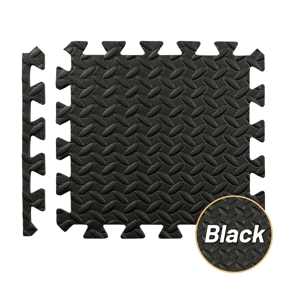 Thumbnail: 4~20Pcs Puzzle Fitness Mat, Eva Interlocking Foam Floor Tiles for Home Gym, Home