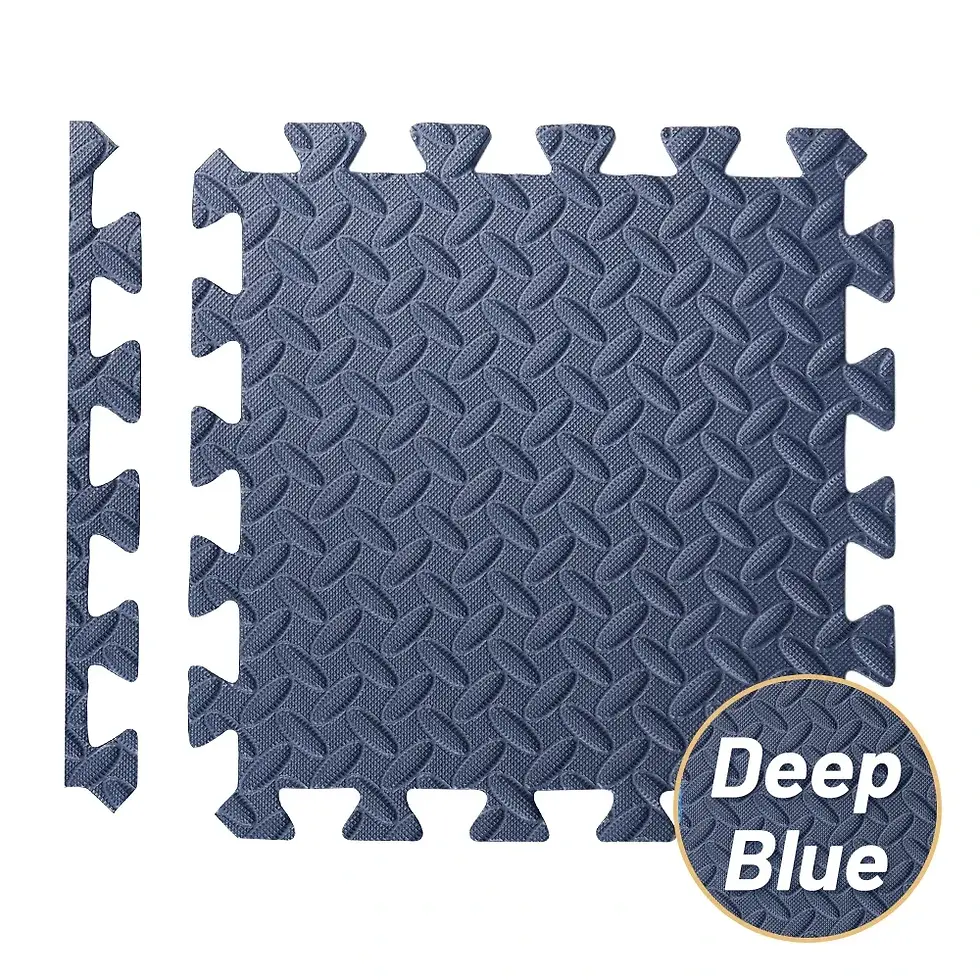Thumbnail: 4~20Pcs Puzzle Fitness Mat, Eva Interlocking Foam Floor Tiles for Home Gym, Home
