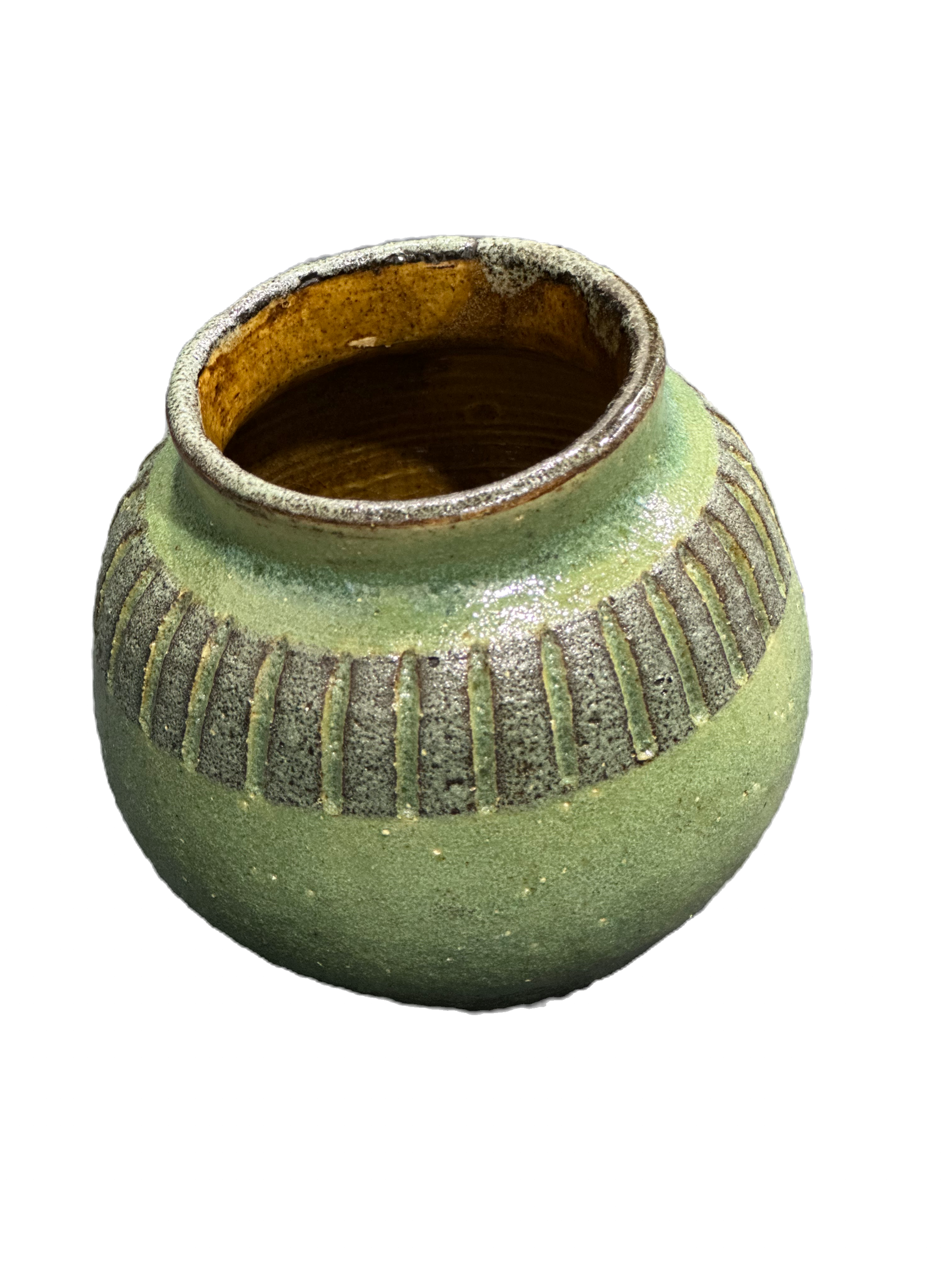 Green Matka Vase