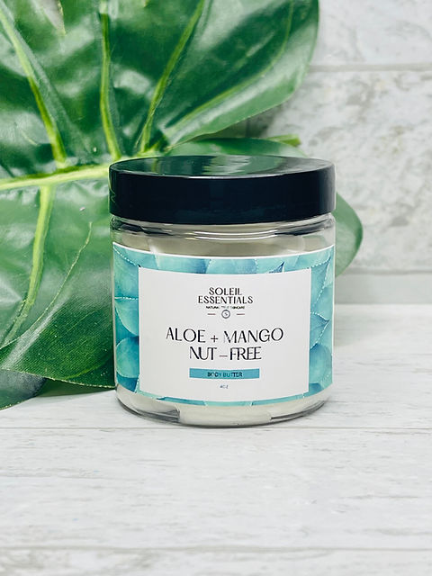 ALOE + MANGO NUT FREE BODY BUTTER | Soleil Essentials