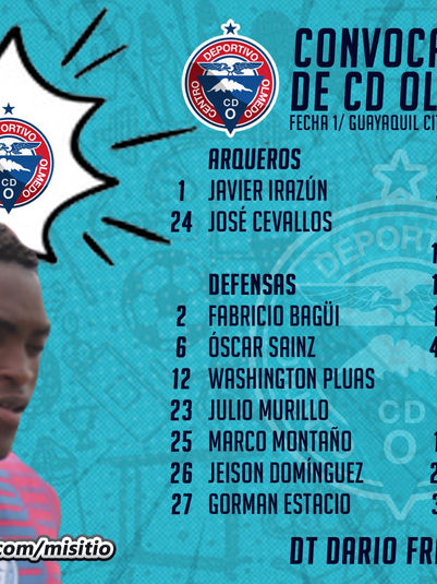 CONVOCADOS DE CD OLMEDO