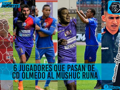 6 JUGADORES DE OLMEDO DEL 2019 EN EL 'PONCHITO'