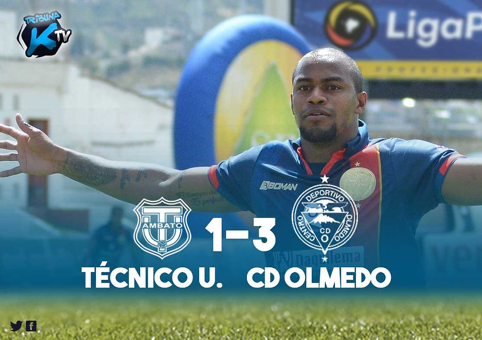 OLMEDO GANÓ A DOMICILIO AL RODILLO