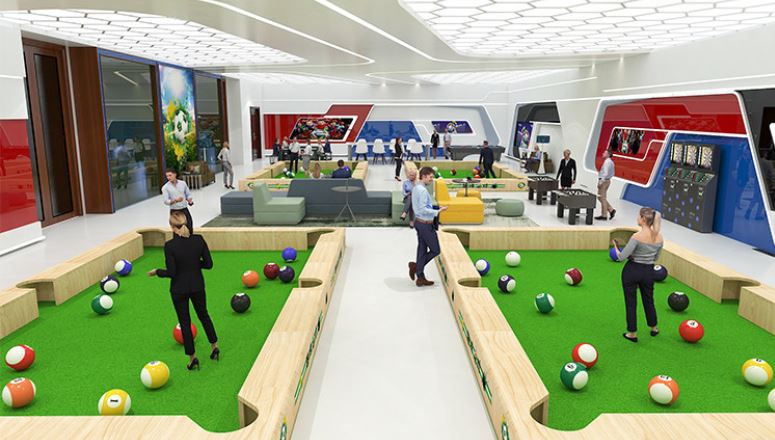 Thumbnail: New Stylish 6.6m Snookball Table & Accessories