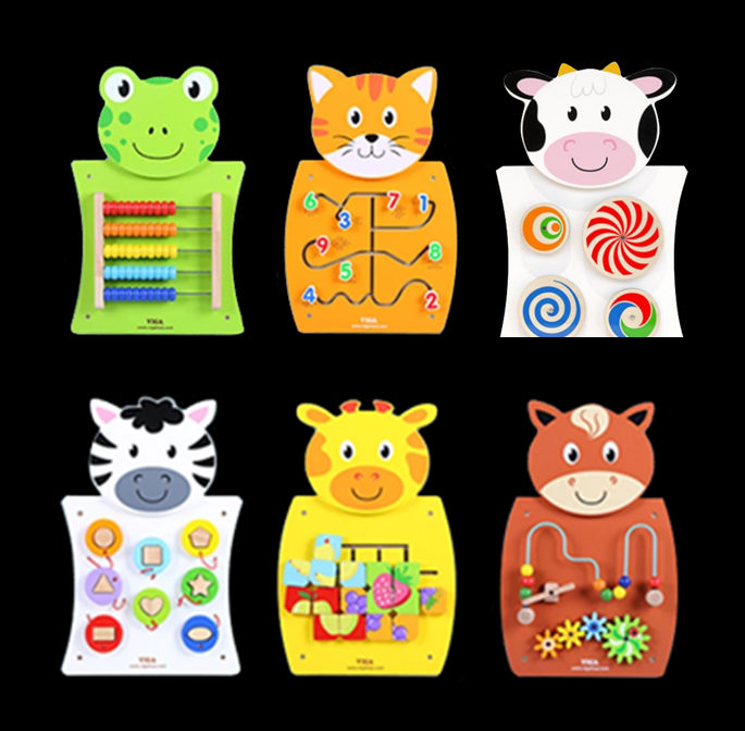 Thumbnail: Wall Mounted Sensory Animal Boards
