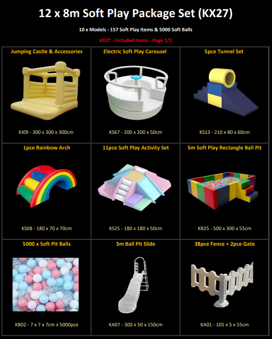 Thumbnail: 12 x 8m Soft Play Package