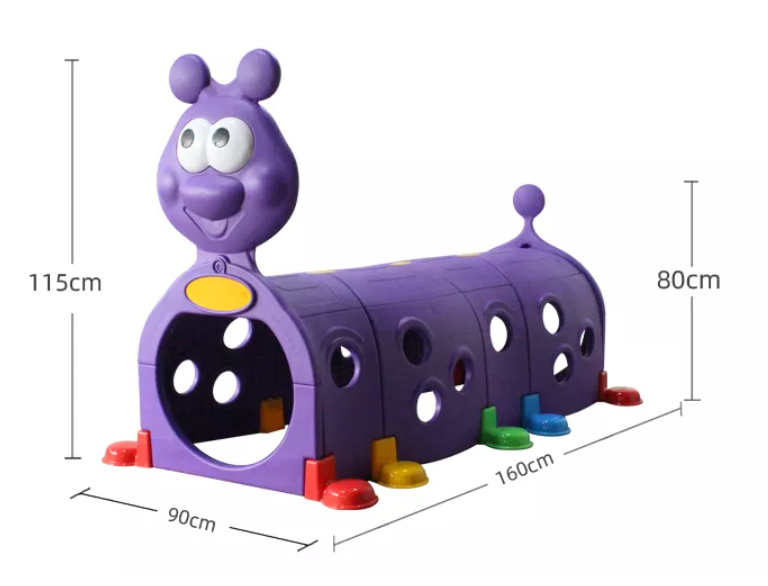 Thumbnail: Durable Purple Caterpillar Tunnel Set