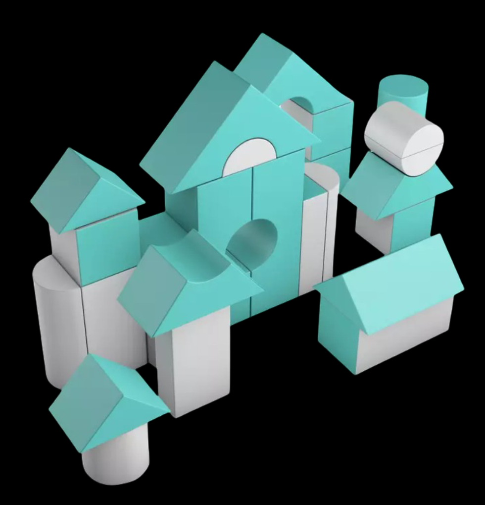 Thumbnail: 35pce Soft Block Set