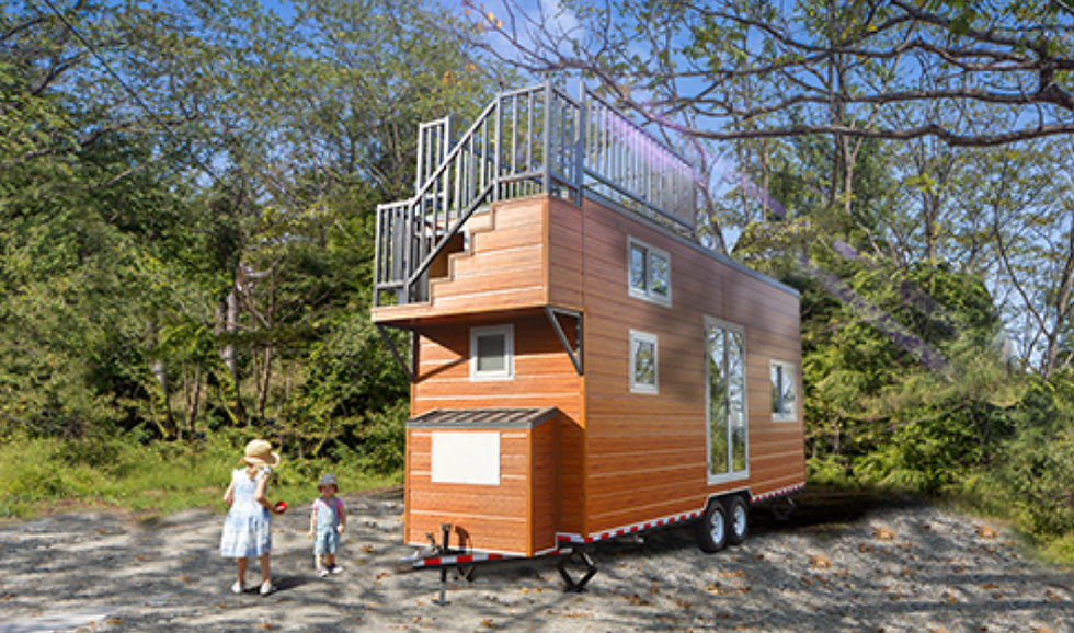 Thumbnail: Mobile Smart Small Cabin On Wheels