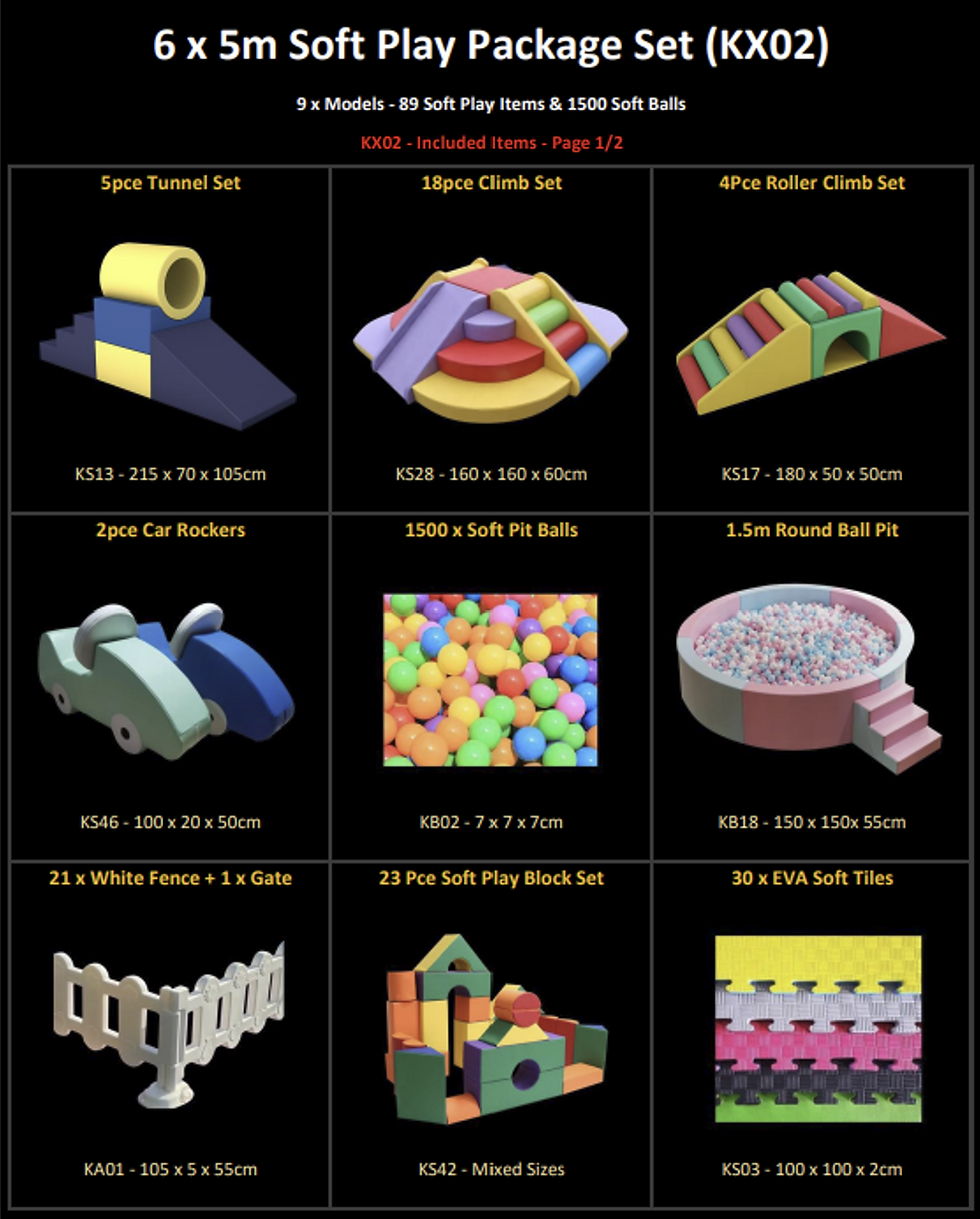 Thumbnail: 6 x 5m Soft Play Packages