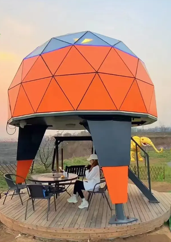 Thumbnail: New Luxury Geodesic Star Capsule Dome