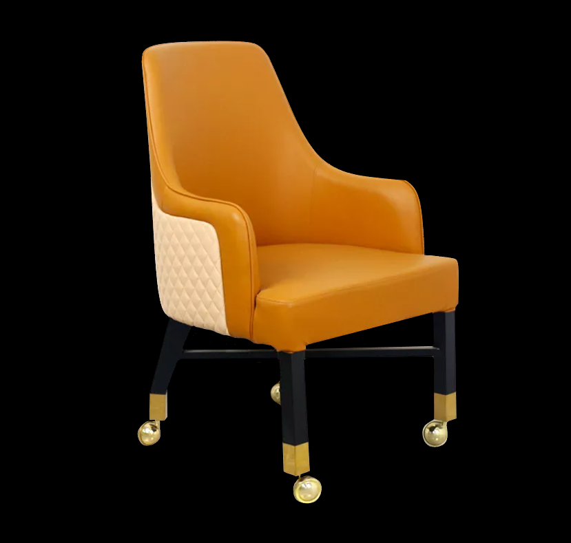 4 x Comfortable Armchair Padded Casino Chairs