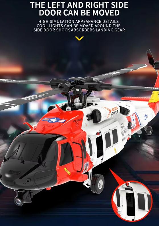 Thumbnail: RC UH60 RC Helicopter + GPS & Camera