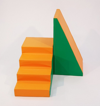 Thumbnail: NEW 9FT LONG SOFT PLAY STEP & SLIDE SET  2-4YRS