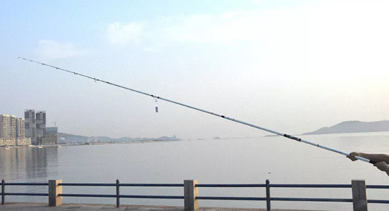 Thumbnail: High Quality 3pce 4.5M Fuji Carbon Surfcasting Rod