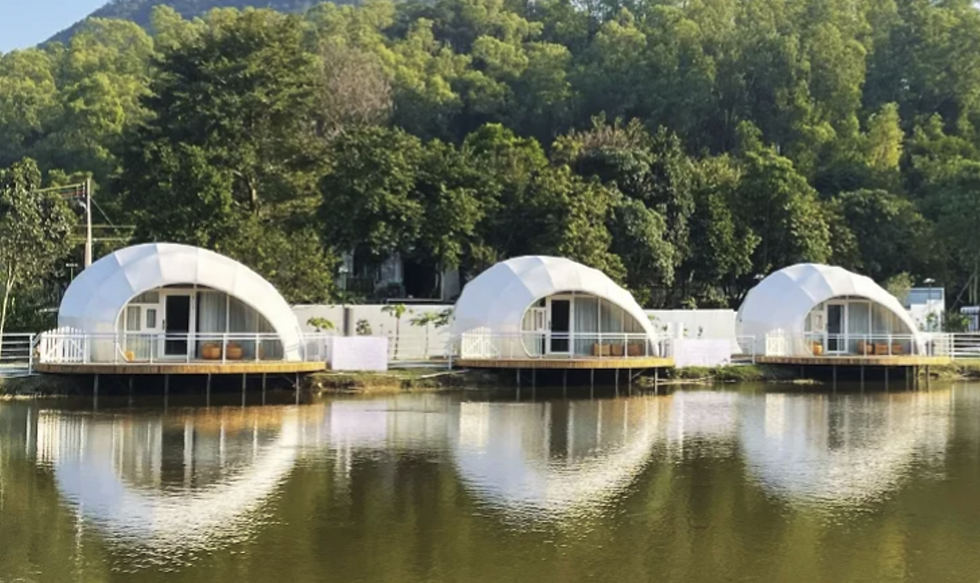 Thumbnail: Dew Shape Glamping Tent