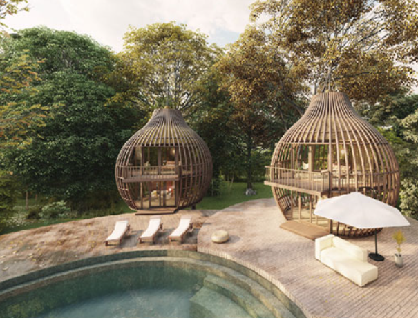 Thumbnail: 2 Storey Smart Birdcage Cabin